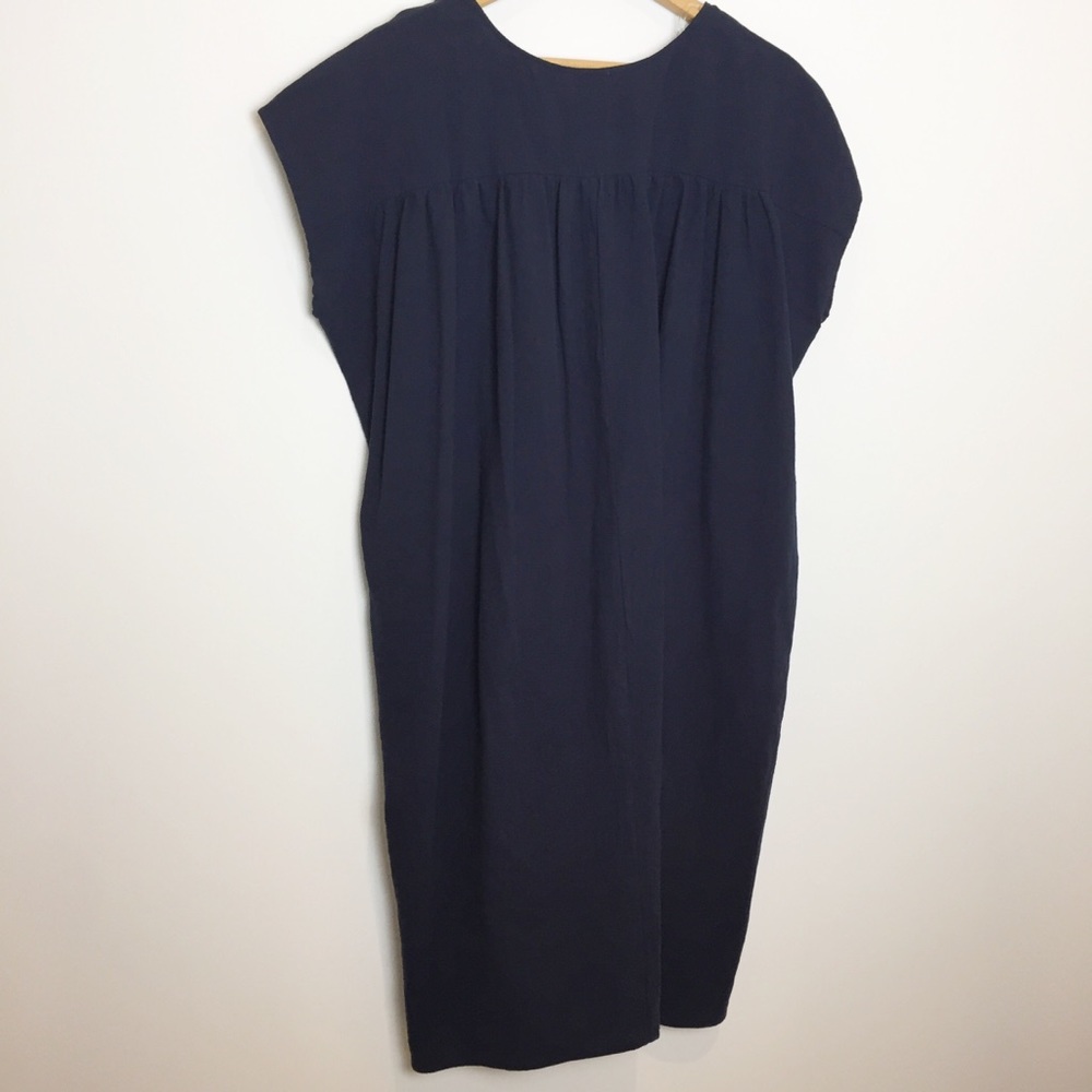 NWT UMGEE navy boho midi dress medium sac dress - Picture 3 of 3
